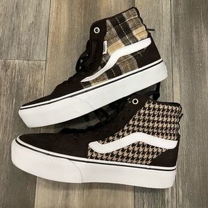 Brown High Top Vans